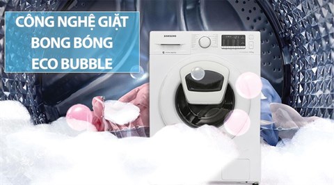 Chế độ giặt bọt Eco Bubble - giặt sạch vượt trội
