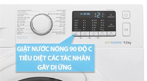 Giặt nước nóng kháng khuẩn hiệu quả
