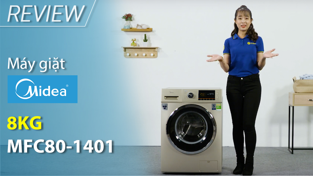 Máy giặt Midea 8 kg MFC80-1401
