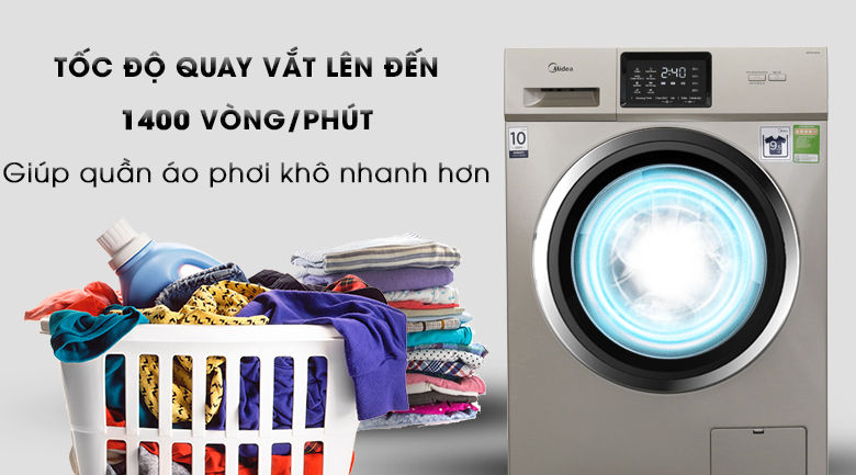 Máy giặt Midea Inverter 9.5 kg MFC95-1401IN