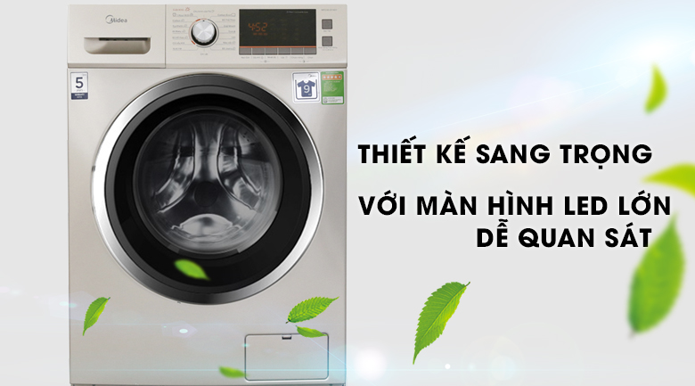 Máy giặt sấy Midea 9 kg MFC90-D1401