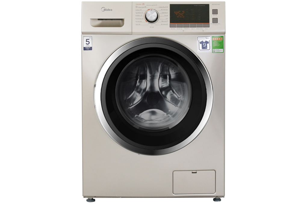 Máy giặt sấy Midea 9 kg MFC90-D1401 Màu Vàng đồng