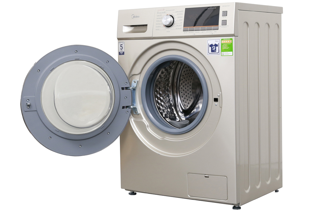 Máy giặt sấy Midea 9 kg MFC90-D1401 Màu Vàng đồng