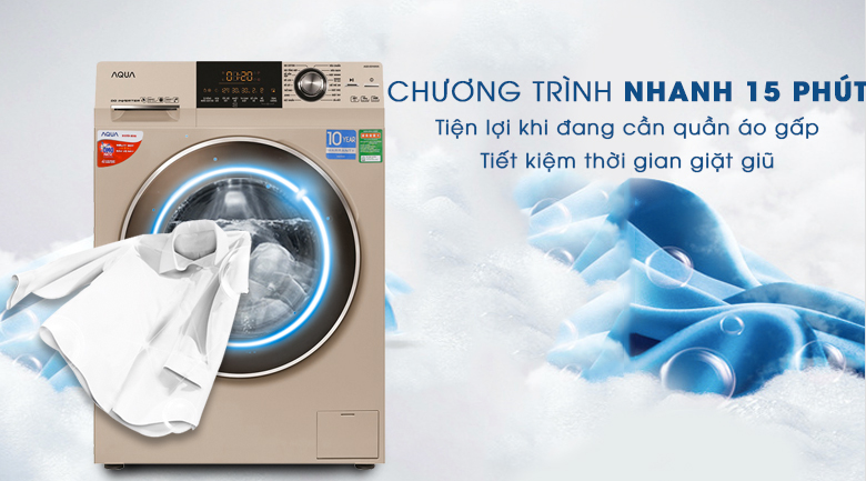 Máy giặt Aqua Inverter 8.5 kg AQD-DD850A (N2)