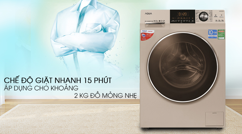 Máy giặt Aqua Inverter 10 kg AQD-DD1000A (N2)