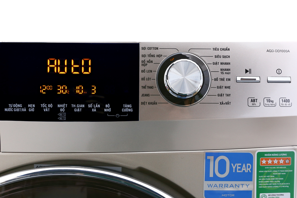 Máy giặt Aqua Inverter 10 kg AQD-DD1000A (N2)