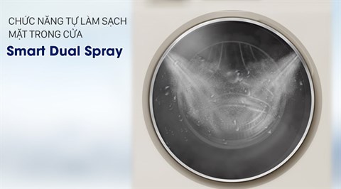 Smart Dual Spray - Máy giặt Aqua Inverter 10 kg AQD-DD1000A (N2)