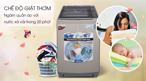 Chế độ giặt thơm - Máy giặt Aqua Inverter 10,5 Kg AQW-DW105AT N