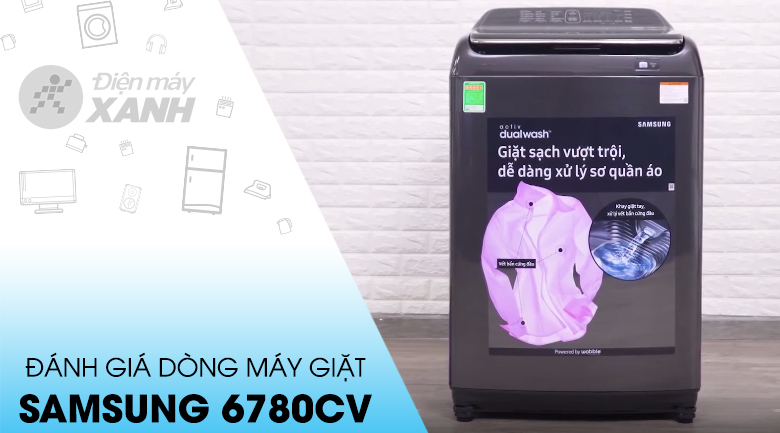 Máy giặt Samsung Inverter 16 kg WA16N6780CV/SV