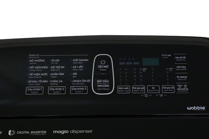 Máy giặt Samsung Inverter 16 kg WA16N6780CV/SV Màu Đen