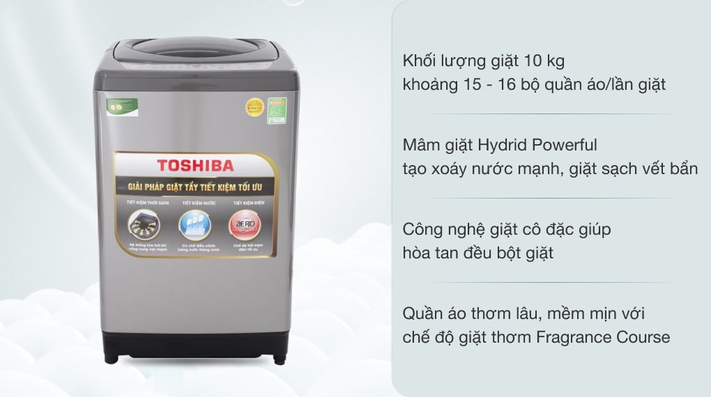 Máy giặt Toshiba 10 Kg AW-H1100GV SM