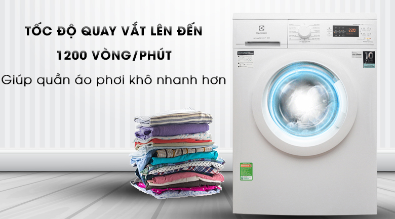Máy giặt Electrolux Inverter 7.5 Kg EWF7525DGWA