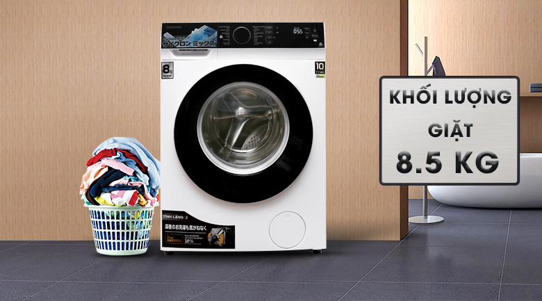 Khối lượng giặt 8.5 kg - Máy giặt Toshiba Inverter 8.5 kg TW-BH95M4V