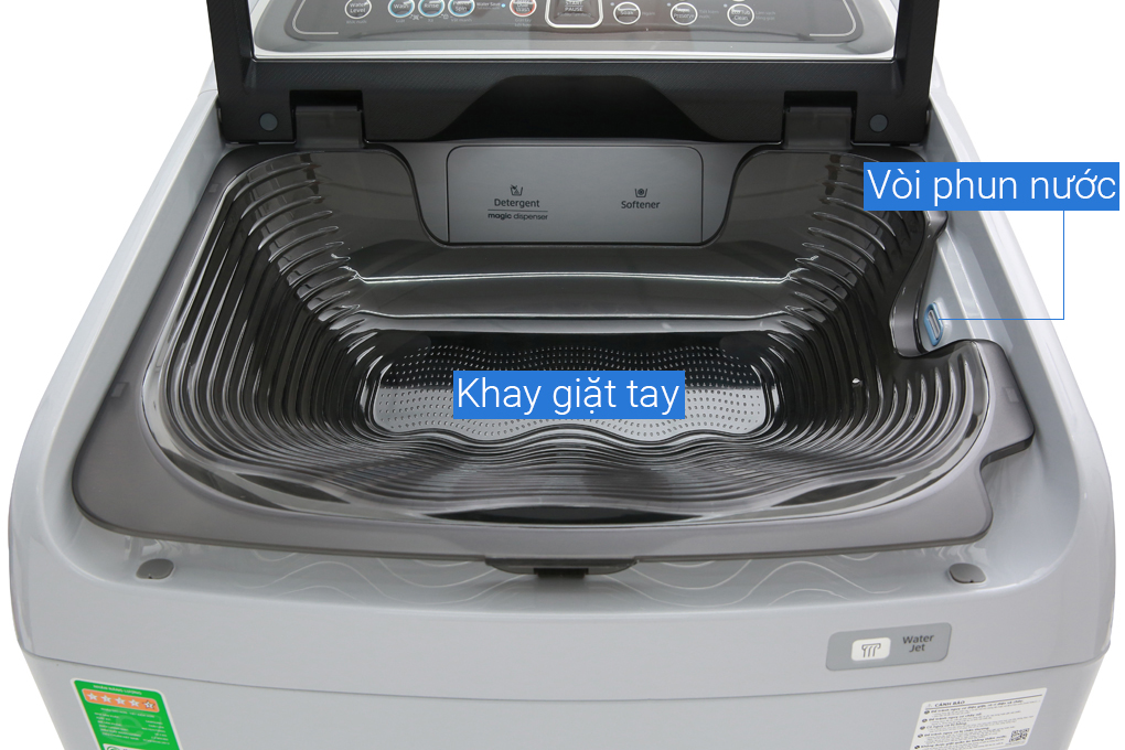 Máy giặt Samsung Inverter 10.5 kg WA10J5750SG/SV Màu Xám