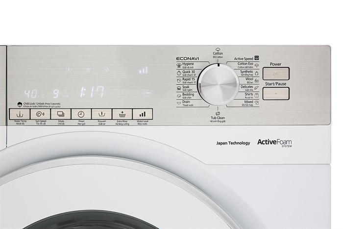 Máy giặt Panasonic Inverter 9 Kg NA-129VG6WV2