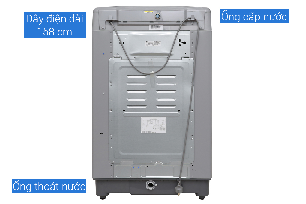 Máy giặt LG Inverter 9 Kg T2309VS2M Màu Trắng - Xám