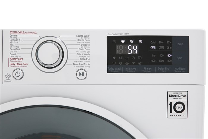 Máy giặt LG Inverter 9 kg FC1409S3W1