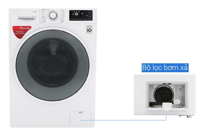Máy giặt LG Inverter 9 kg FC1409S3W1