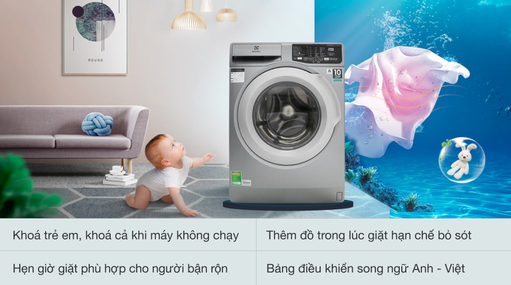 Mua máy giặt Electrolux trả góp 0% tại Nguyễn Kim