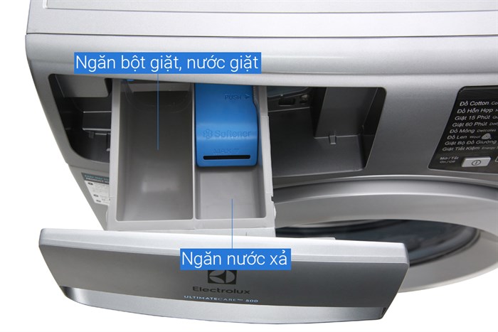 Máy giặt Electrolux Inverter 8 kg EWF8025CQSA Màu Xám