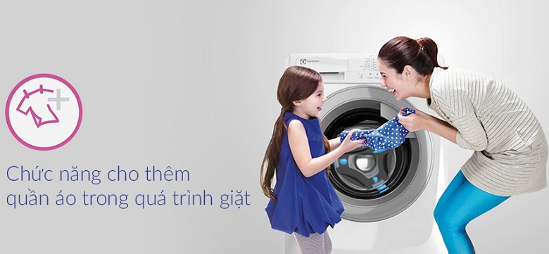 Add Cloths - Máy giặt Electrolux Inverter 8 kg EWF8025CQSA Add Cloths - Máy giặt Electrolux Inverter 8 kg EWF8025CQSA