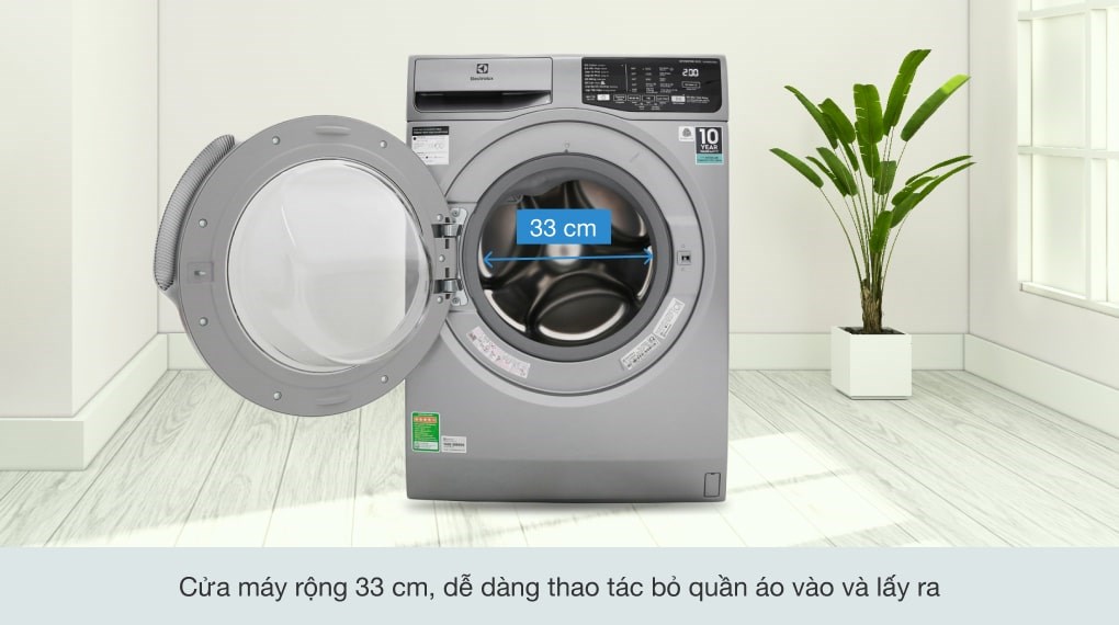Giặt hơi nước Vapour Care - Máy giặt Electrolux Inverter 9 Kg EWF9025BQSA