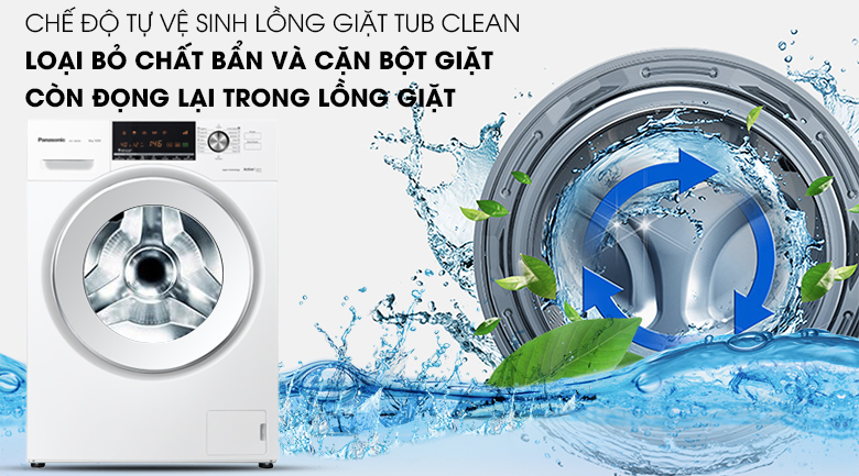 Máy giặt Panasonic Inverter 8 Kg NA-128VG6WV2