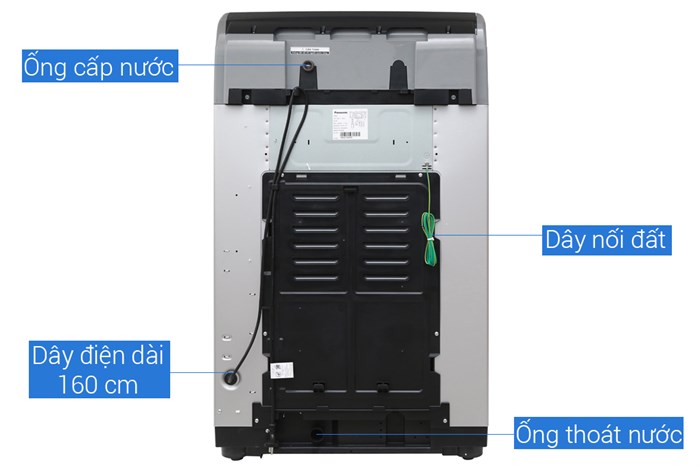 Máy giặt Panasonic Inverter 11.5 Kg NA-FS11X7LRV Màu Bạc