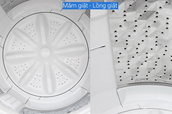 Máy giặt Panasonic Inverter 11.5 Kg NA-FS11X7LRV Màu Bạc