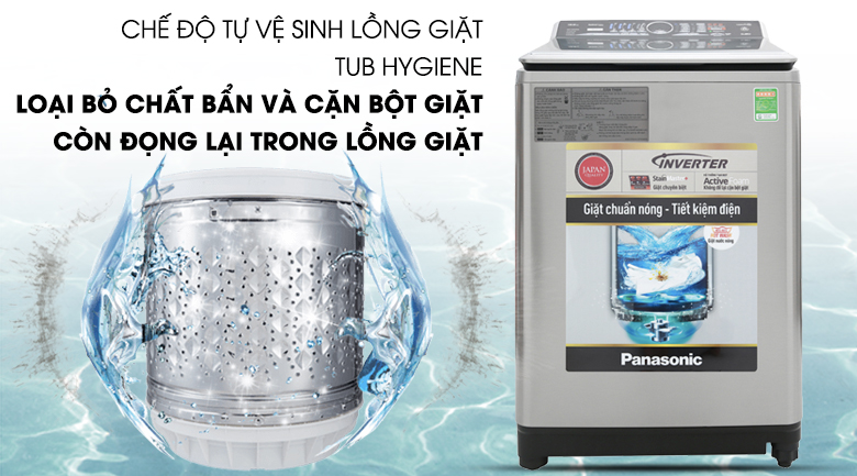 Máy giặt Panasonic Inverter 13.5 Kg NA-FS13V7SRV