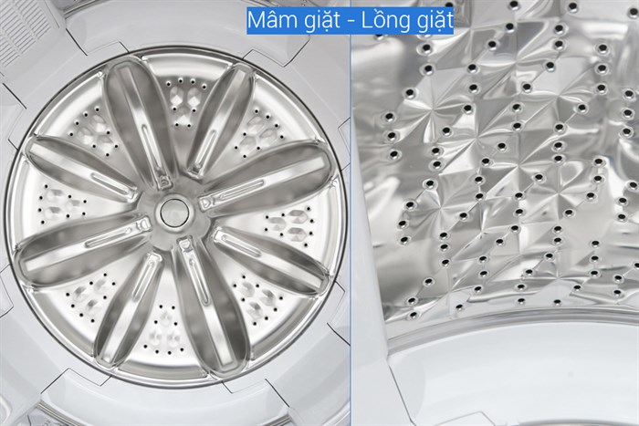 Máy giặt Panasonic Inverter 13.5 Kg NA-FS13V7SRV Màu Xám