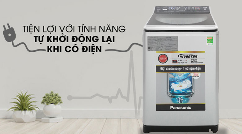 Máy giặt Panasonic Inverter 14 Kg NA-FS14V7SRV