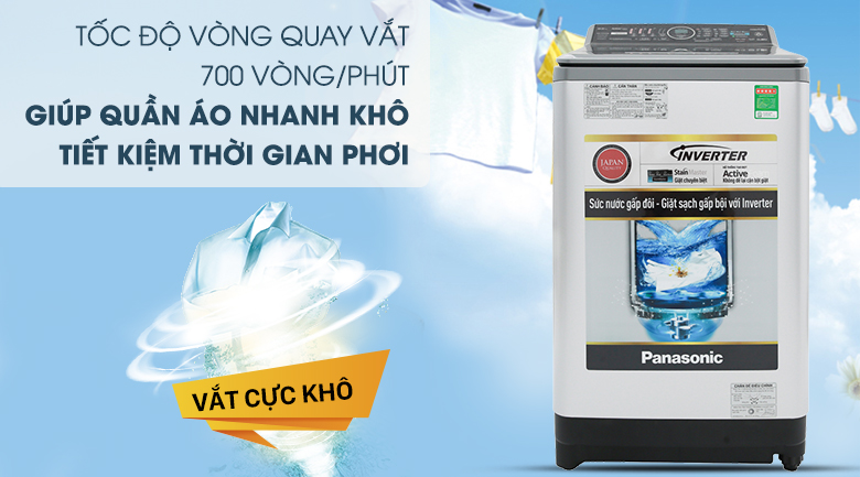 Máy giặt Panasonic Inverter 10 Kg NA-FS10X7LRV