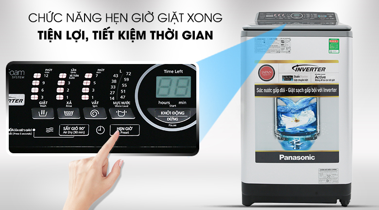Máy giặt Panasonic Inverter 10 Kg NA-FS10X7LRV