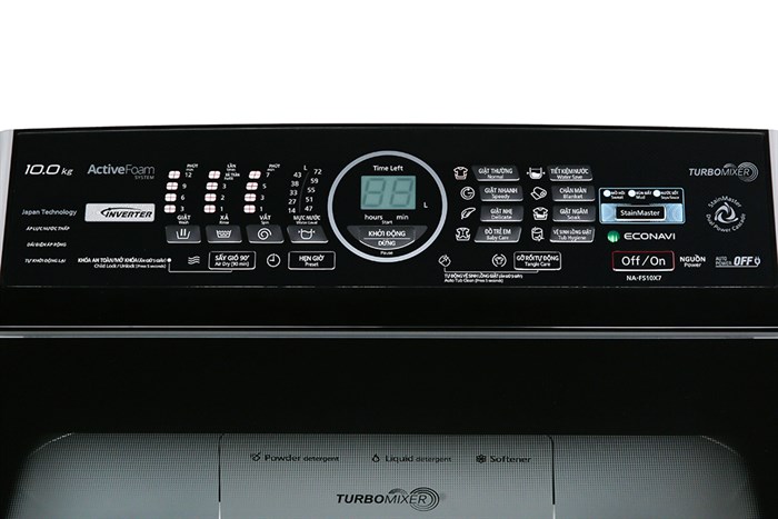 Máy giặt Panasonic Inverter 10 Kg NA-FS10X7LRV Màu Xám
