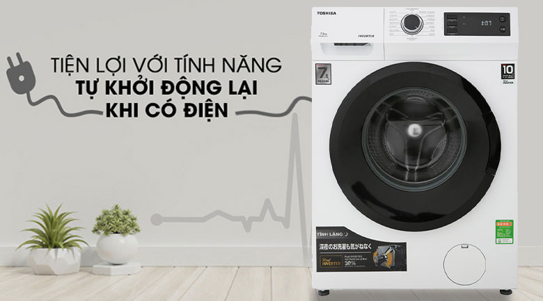 Máy giặt Toshiba Inverter 7.5 Kg TW-BH85S2V WK