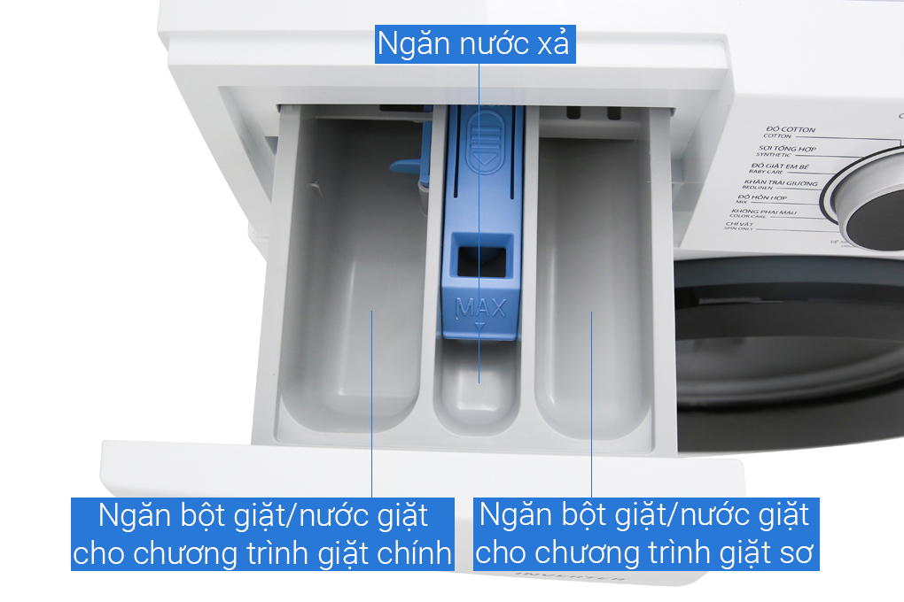 Máy giặt Toshiba Inverter 7.5 Kg TW-BH85S2V WK Màu Trắng