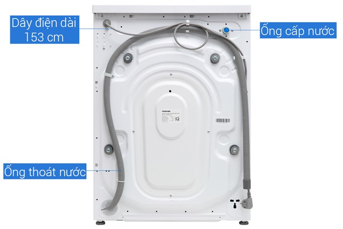 Máy giặt Toshiba Inverter 8.5 Kg TW-BH95S2V WK Màu Trắng