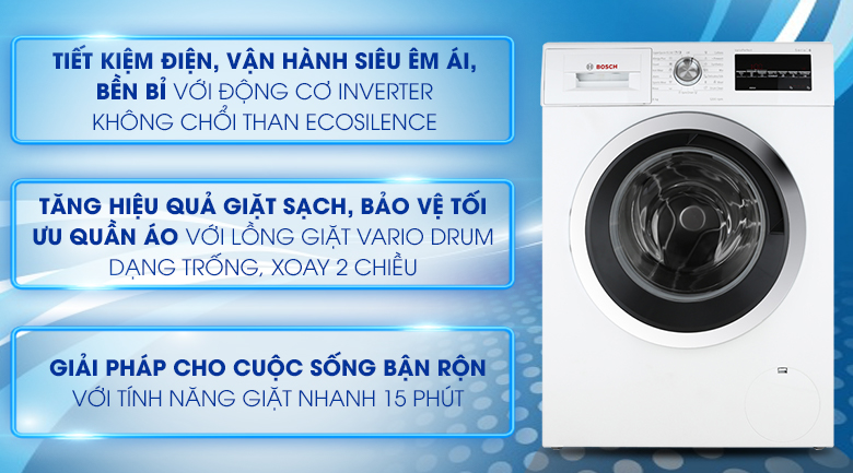 Máy giặt Bosch Inverter 8 Kg WAT24480SG