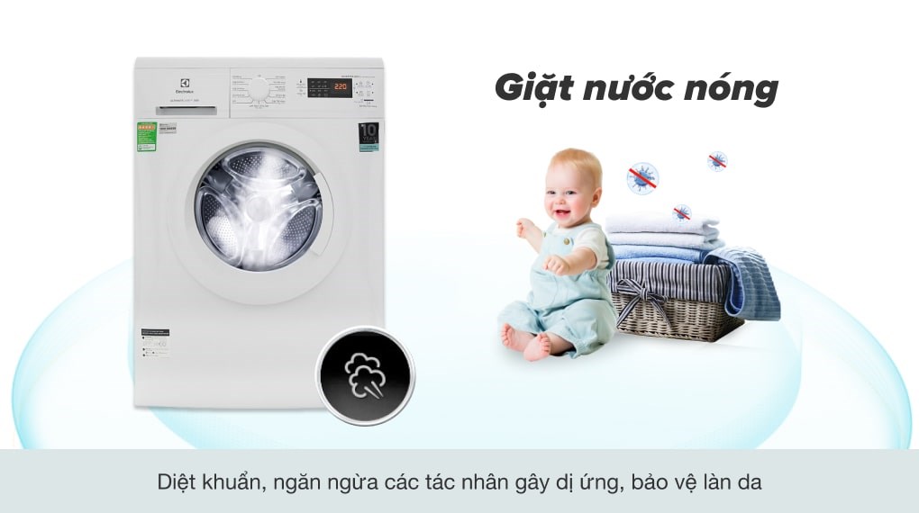 Máy giặt Electrolux Inverter 8 Kg EWF8025DGWA