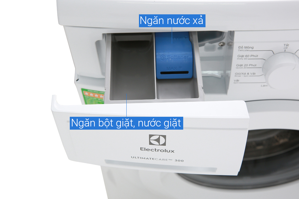 Máy giặt Electrolux Inverter 8 Kg EWF8025DGWA Màu Trắng