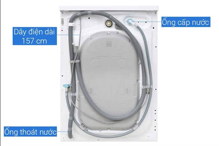 Máy giặt Electrolux Inverter 8 Kg EWF8025DGWA Màu Trắng