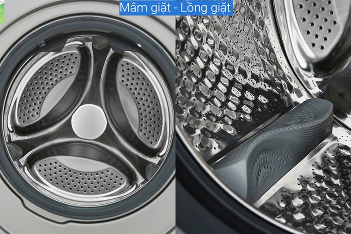 Máy giặt sấy Toshiba Inverter 8 Kg TWD-BH90W4V (SK) Màu Đen - Xám