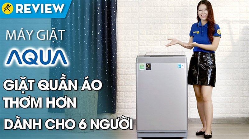 Máy giặt Aqua Inverter 9 Kg AQW-DK90CT S