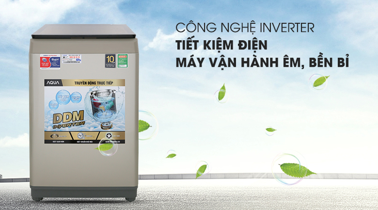 Máy giặt Aqua Inverter 9 Kg AQW-DW90CT N
