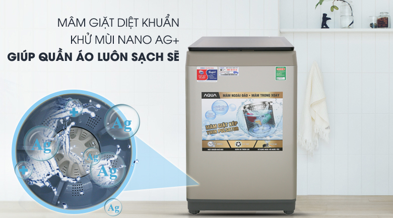 Máy giặt AQUA 9 Kg AQW-W90CT N