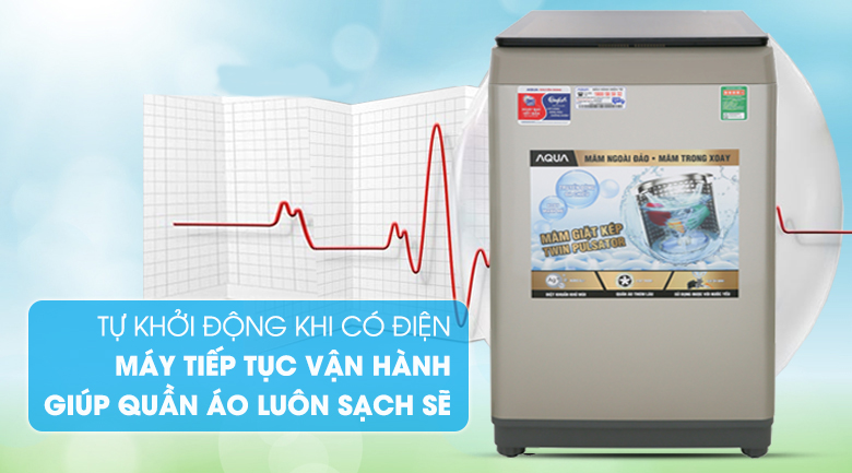 Máy giặt AQUA 9 Kg AQW-W90CT N