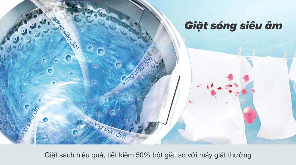 Khối lượng giặt 9 kg - Máy giặt Aqua 9 Kg AQW-U91CT N