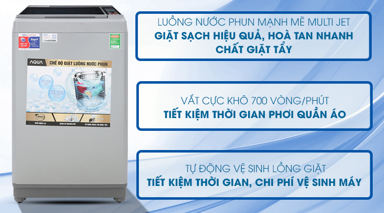 Máy giặt Aqua 9 Kg AQW-S90CT H2 - 2