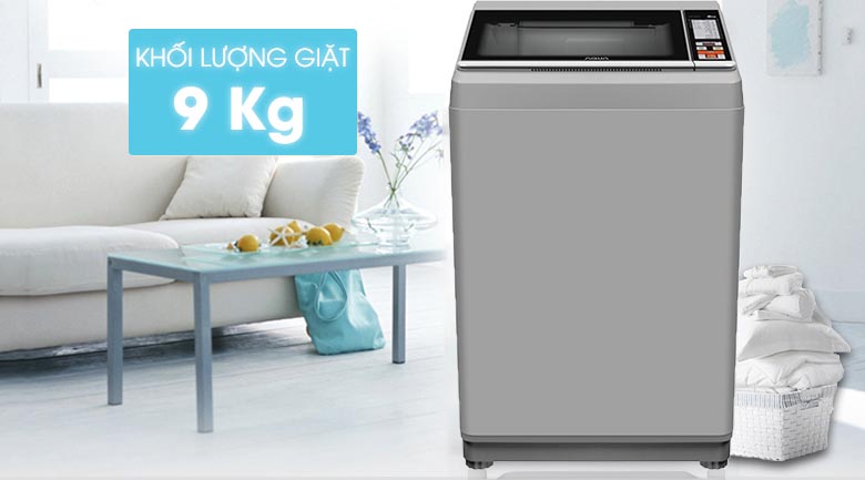 Máy giặt Aqua 9 Kg AQW-S90CT H2 - Khối lượng giặt